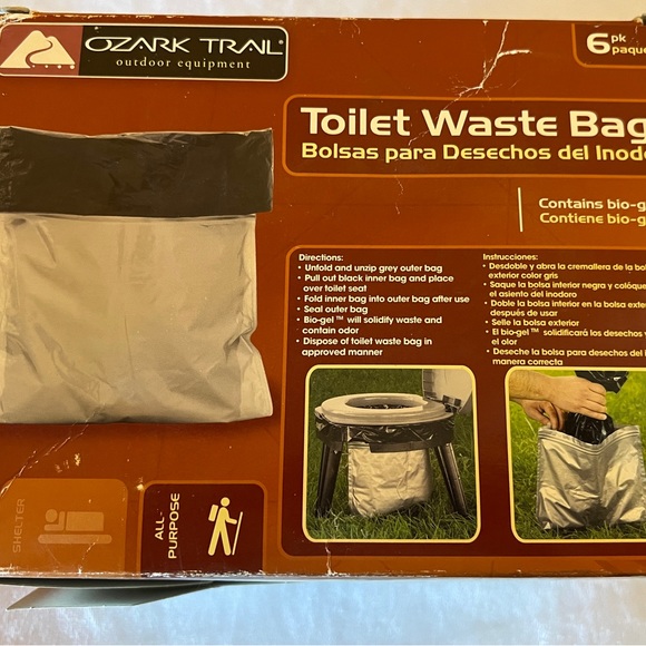 Ozark Trail Walmart Portable Toilet Ozark Trail Instant 2-Room